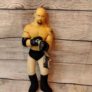 WCW WWE Wrestling  Goldberg Plush/Plastic Figure 1999